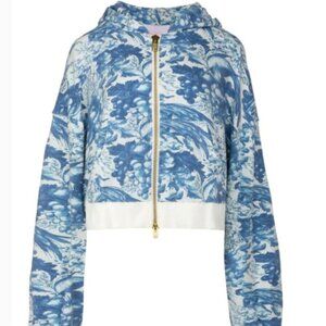 Selkie Louie Toile zip up pillow hoodie XS - NWT